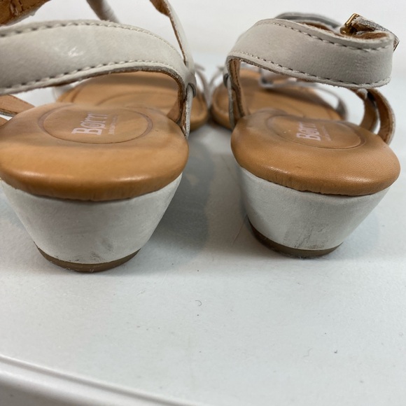 Born sandals wedge 8 cream leather - Picture 5 of 5